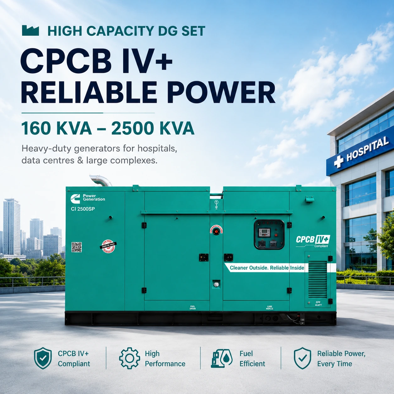 High Capacity DG Set